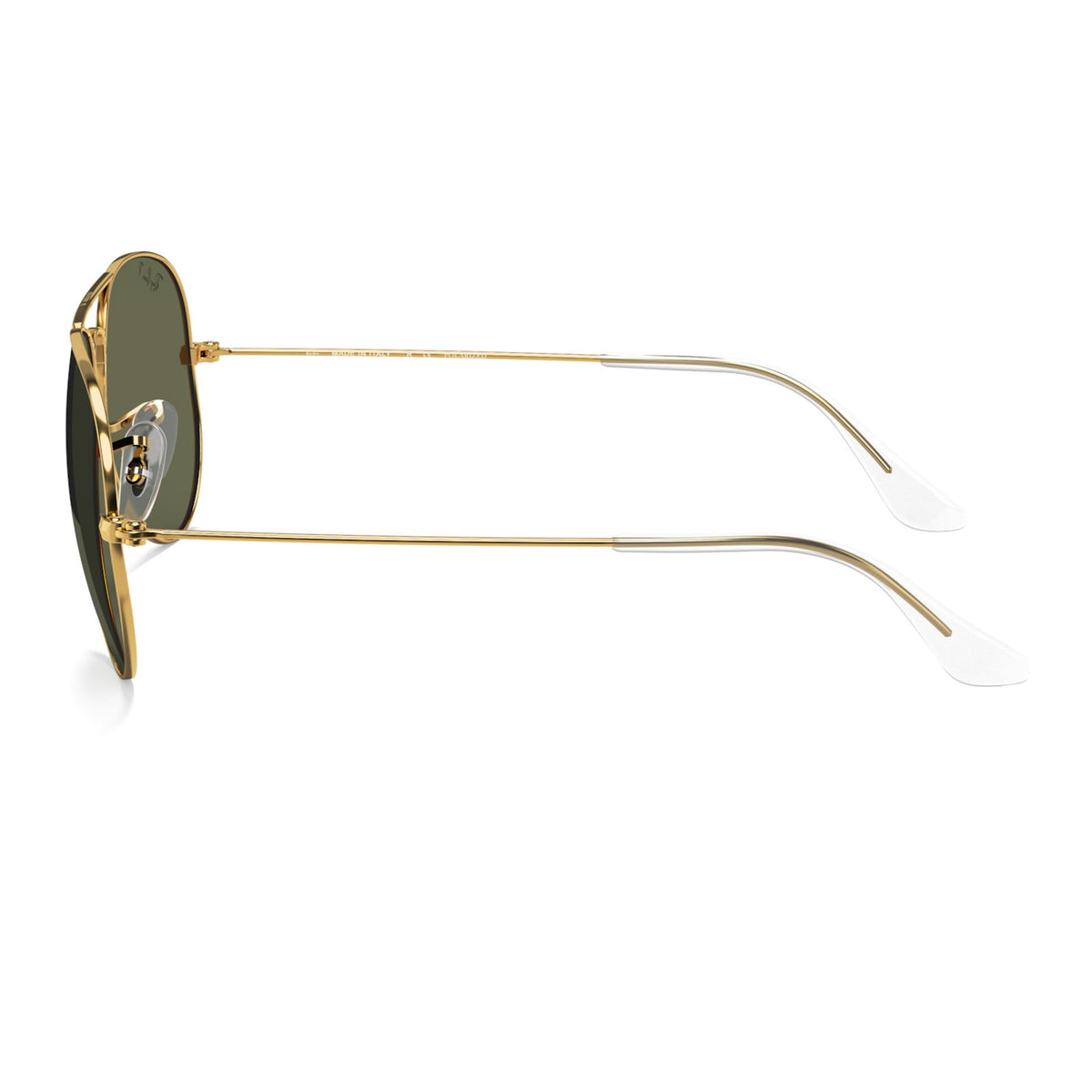 Ray-Ban Aviator Large Metal RB3025 Arista/Green Polarized #colour_arista-green-polarized