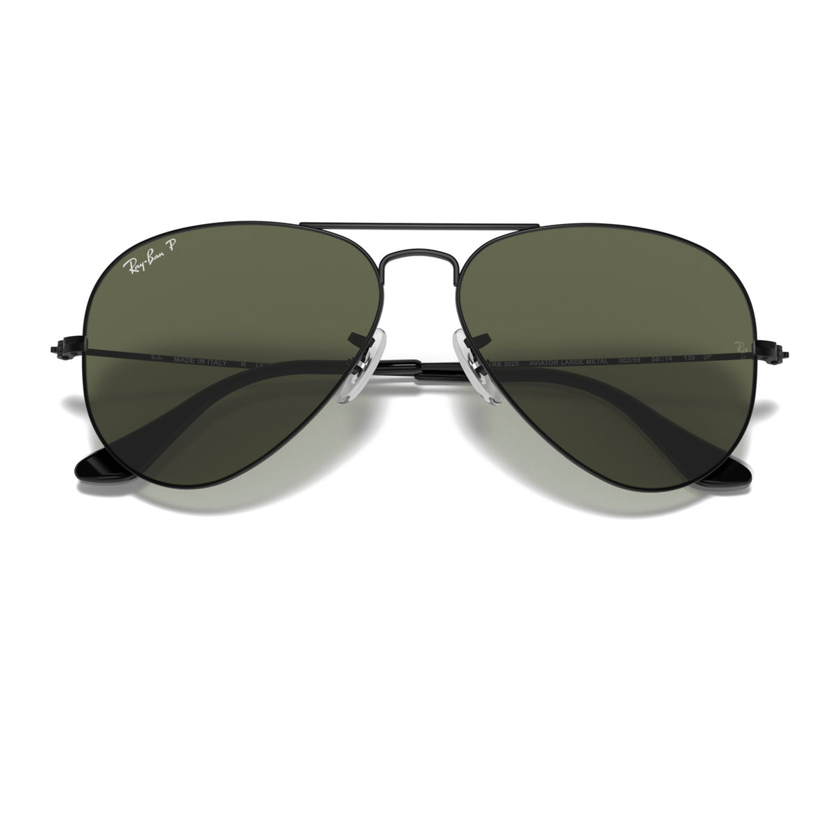 Ray-Ban Aviator Large Metal RB3025 Black/G-15 Green #colour_black-g-15-green