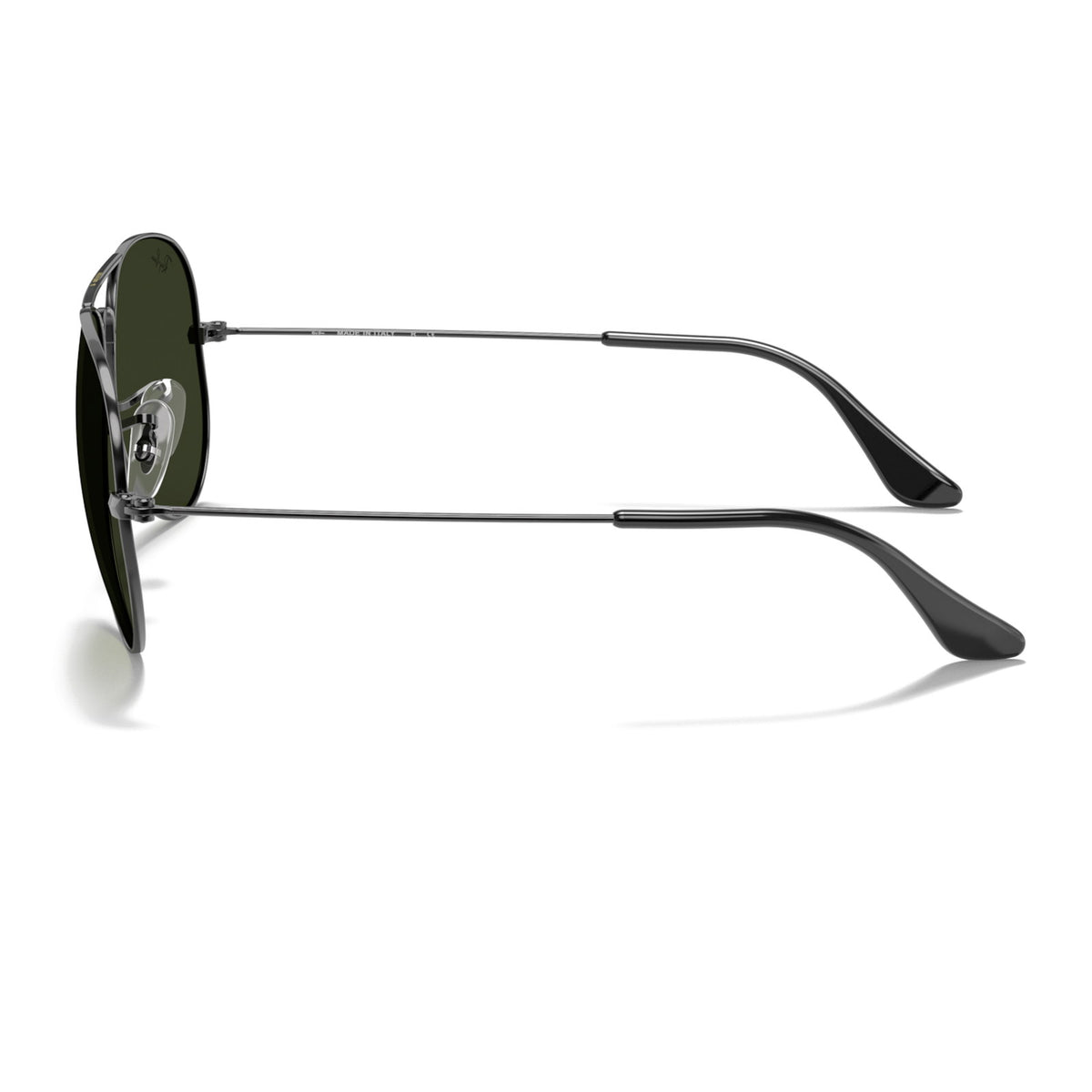 Ray-Ban Aviator Large Metal RB3025 Gunmetal/G-15 Green #colour_gunmetal-g-15-green