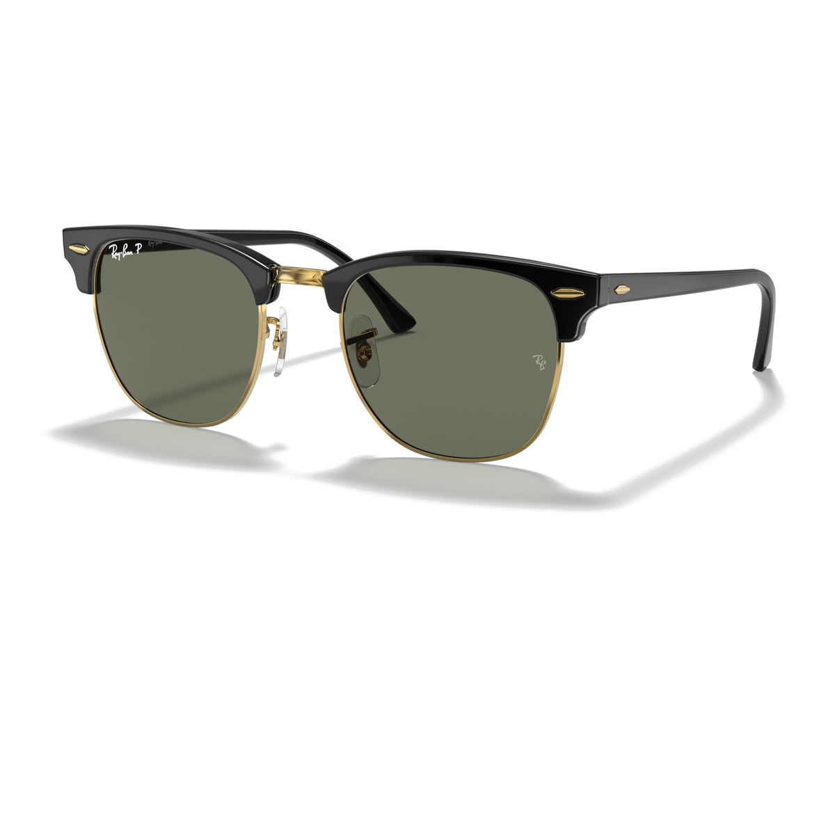 Ray-Ban Clubmaster RB3016F Black/G-15 Green #colour_black-g-15-green
