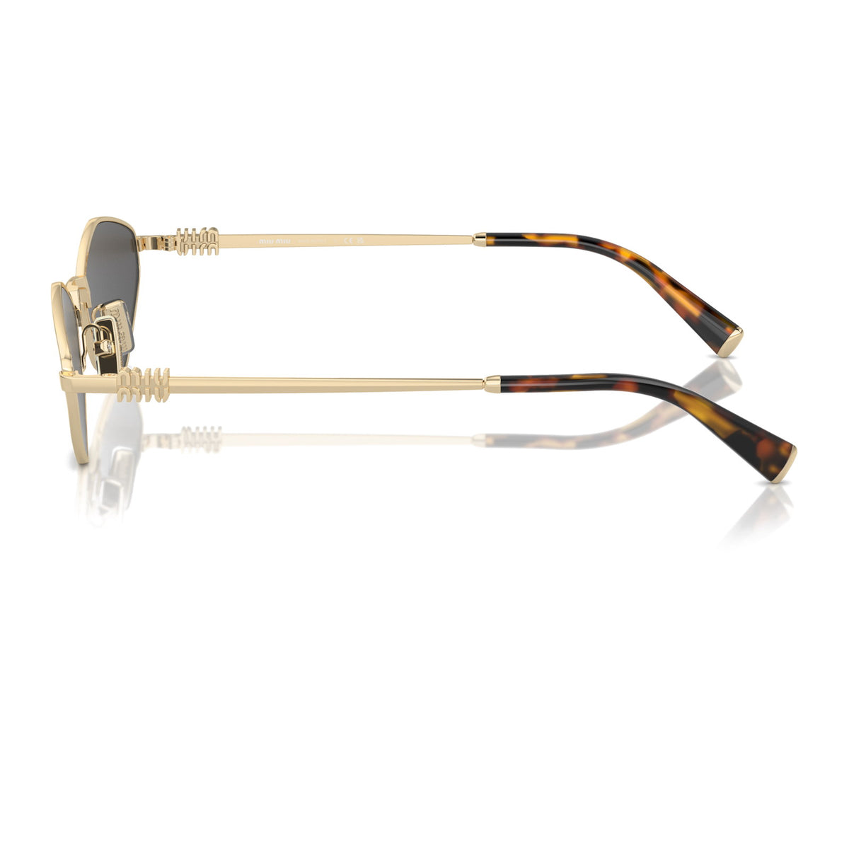 Miu Miu SMU56Z Pale Gold/Dark Grey #colour_pale-gold-dark-grey