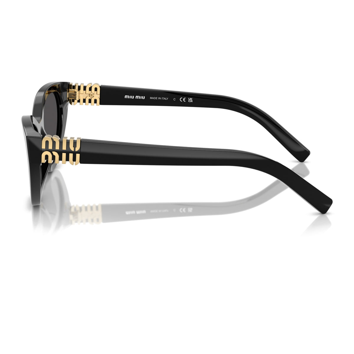 Miu Miu SMUA04F Black/Dark Grey #colour_black-dark-grey