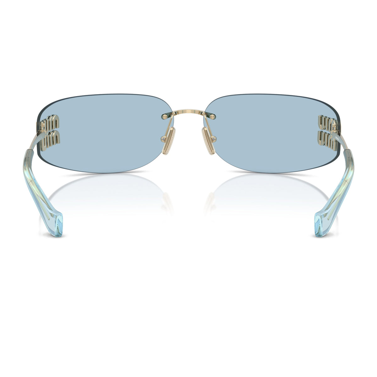 Miu Miu SMUA51 Pale Gold/Light Blue #colour_pale-gold-light-blue