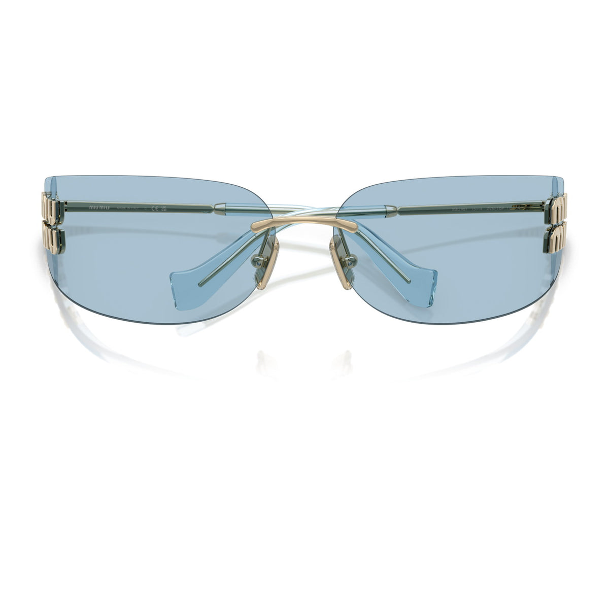 Miu Miu SMUA51 Pale Gold/Light Blue #colour_pale-gold-light-blue