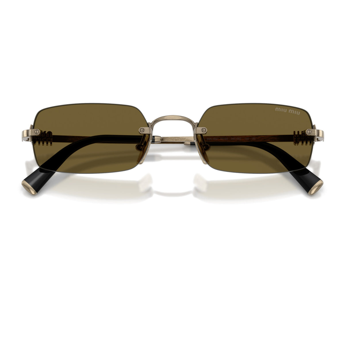 Miu Miu SMUB50 Old Gold/Dark Brown #colour_old-gold-dark-brown