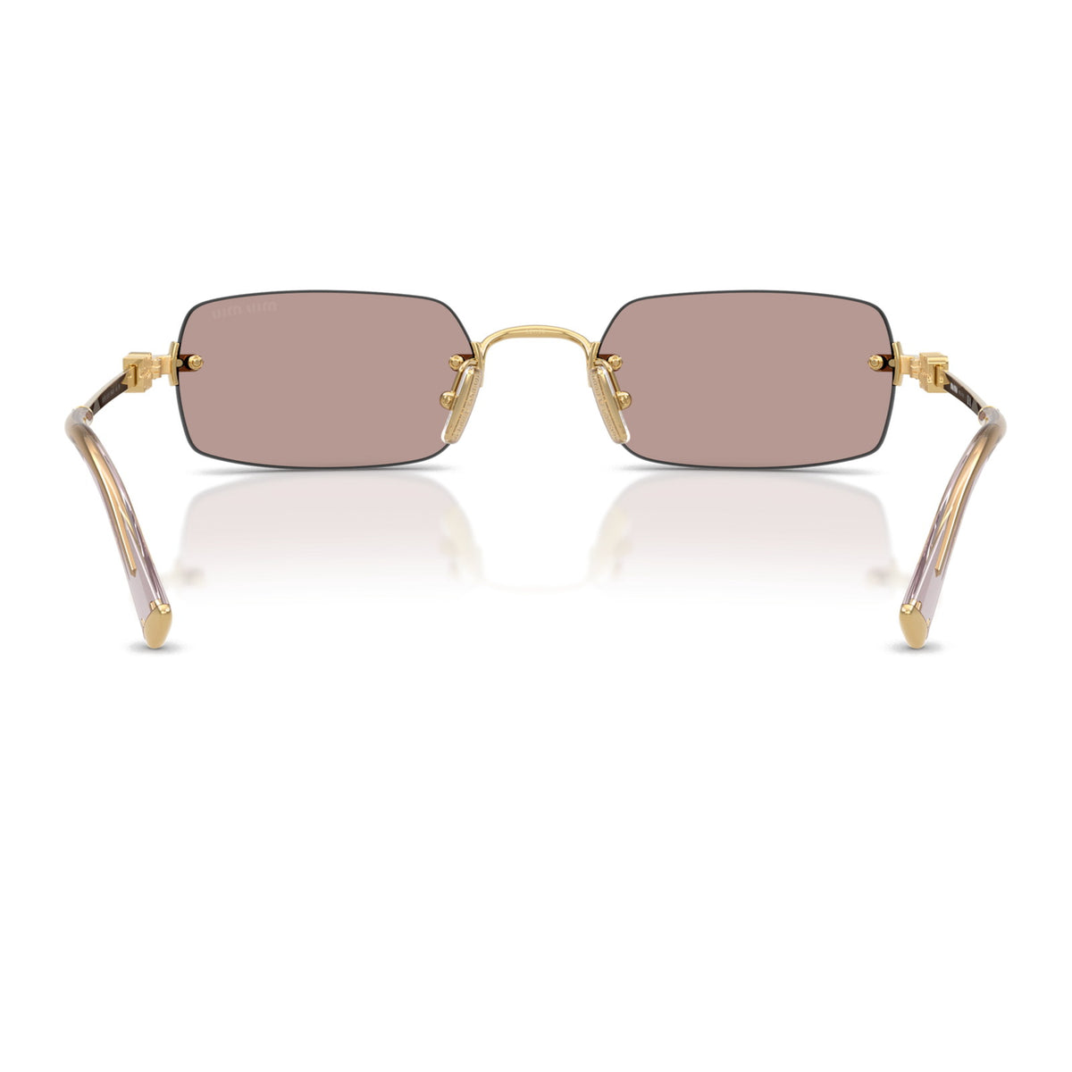 Miu Miu SMUB50 Gold/Light Purple Brown #colour_gold-light-purple-brown