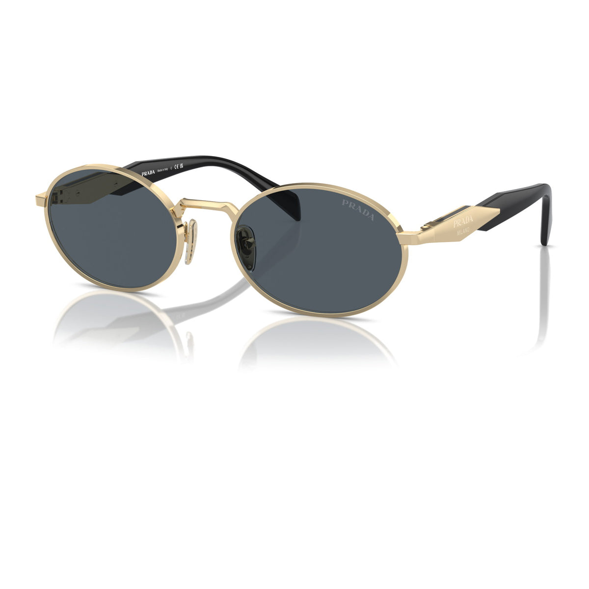 Prada SPR65Z Pale Gold/Dark Grey #colour_pale-gold-dark-grey