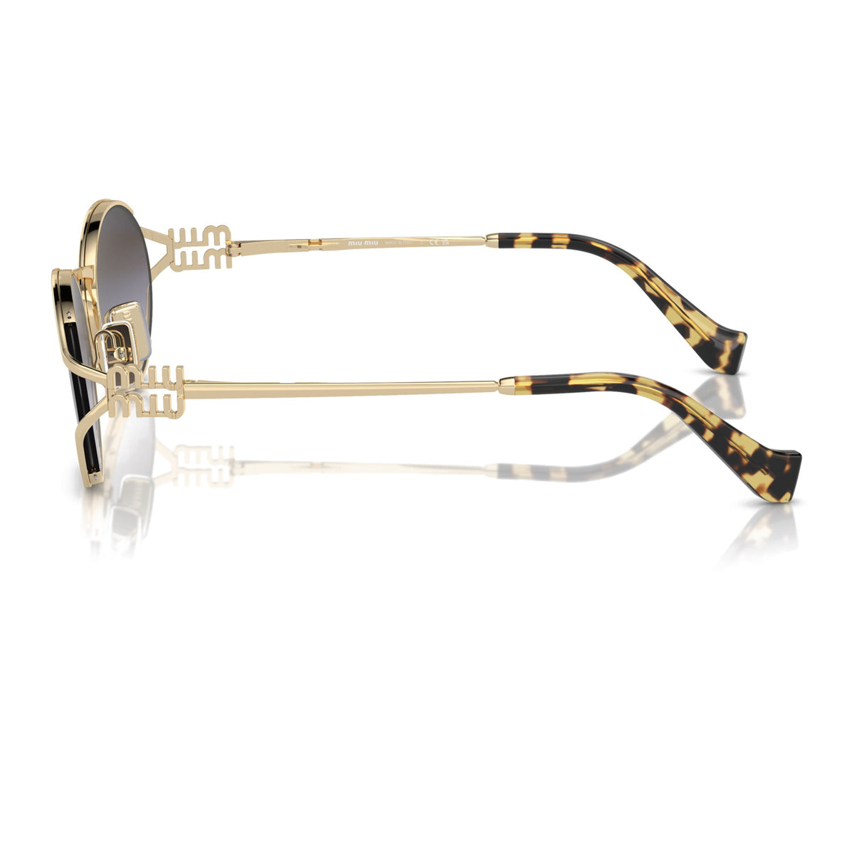 Miu Miu SMU52Y Pale Gold/Grey Gradient #colour_pale-gold-grey-gradient