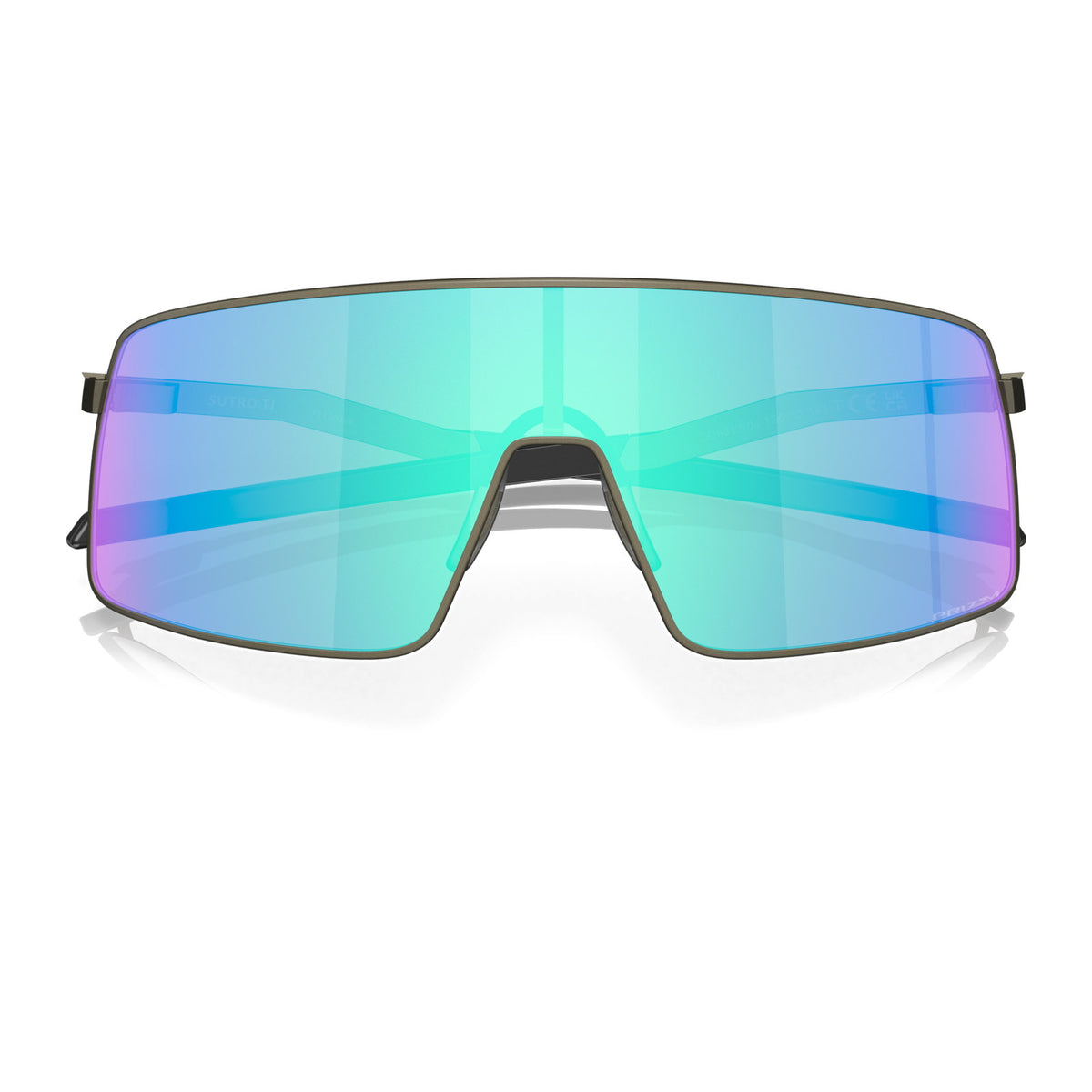 Oakley Sutro Ti OO6013 Satin Lead/Prizm Sapphire #colour_satin-lead-prizm-sapphire