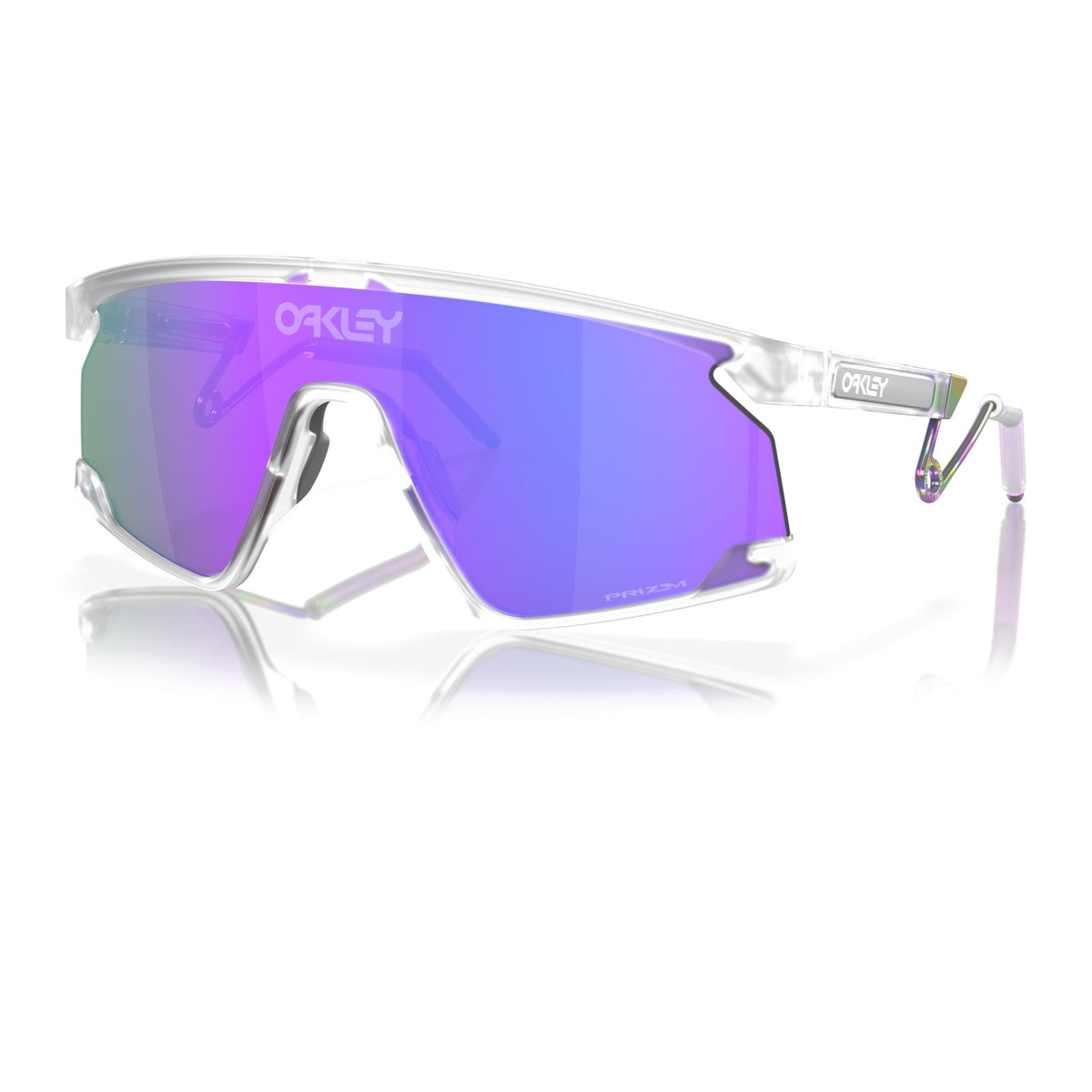 Oakley BXTR Metal OO9237 Matte Clear/Prizm Violet #colour_matte-clear-prizm-violet