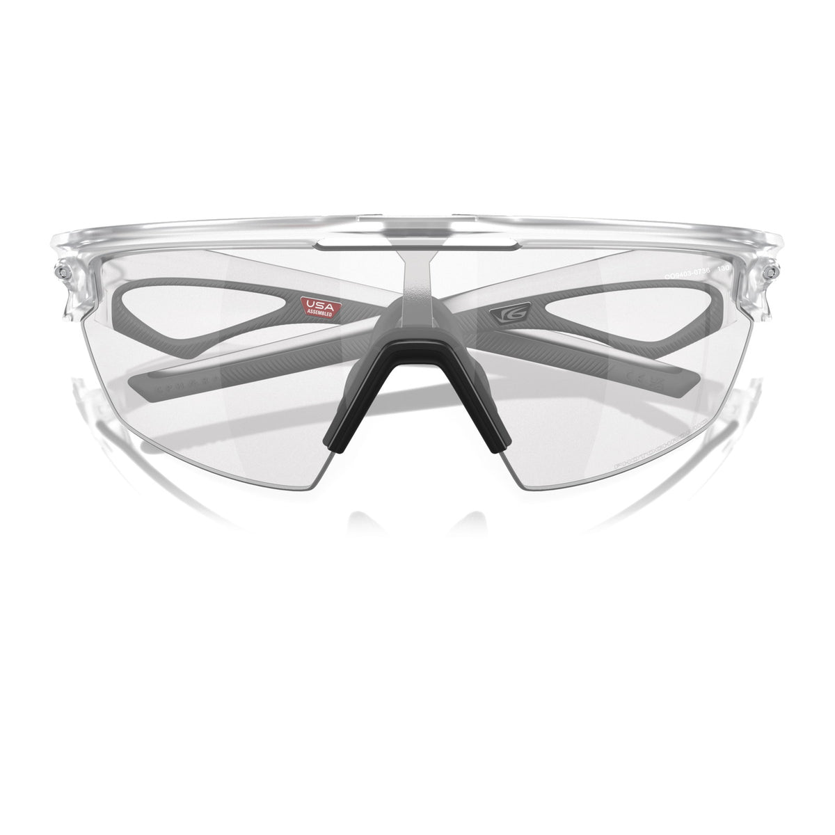 Oakley Sphaera OO9403 Matte Clear/Clear Photochromic #colour_matte-clear-clear-photochromic