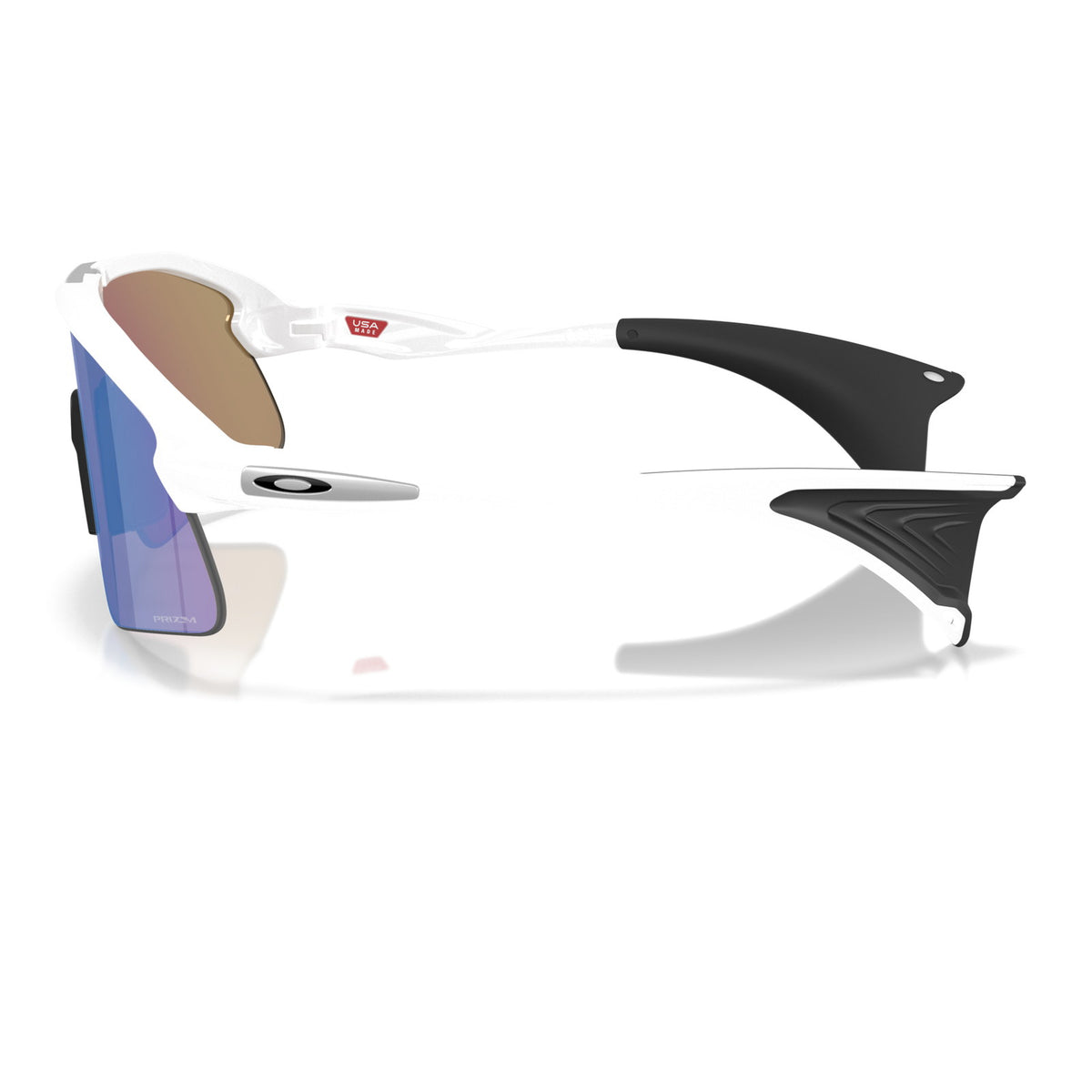 Oakley Stunt Devil OO9517 Matte White/Prizm Sapphire #colour_matte-white-prizm-sapphire
