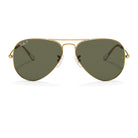 Ray-Ban Aviator Large Metal RB3025 Arista/Green Polarized #colour_arista-green-polarized
