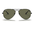 Ray-Ban Aviator Large Metal RB3025 Black/G-15 Green #colour_black-g-15-green