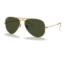 Ray-Ban Aviator Large Metal RB3025 Arista/G-15 Green #colour_arista-g-15-green