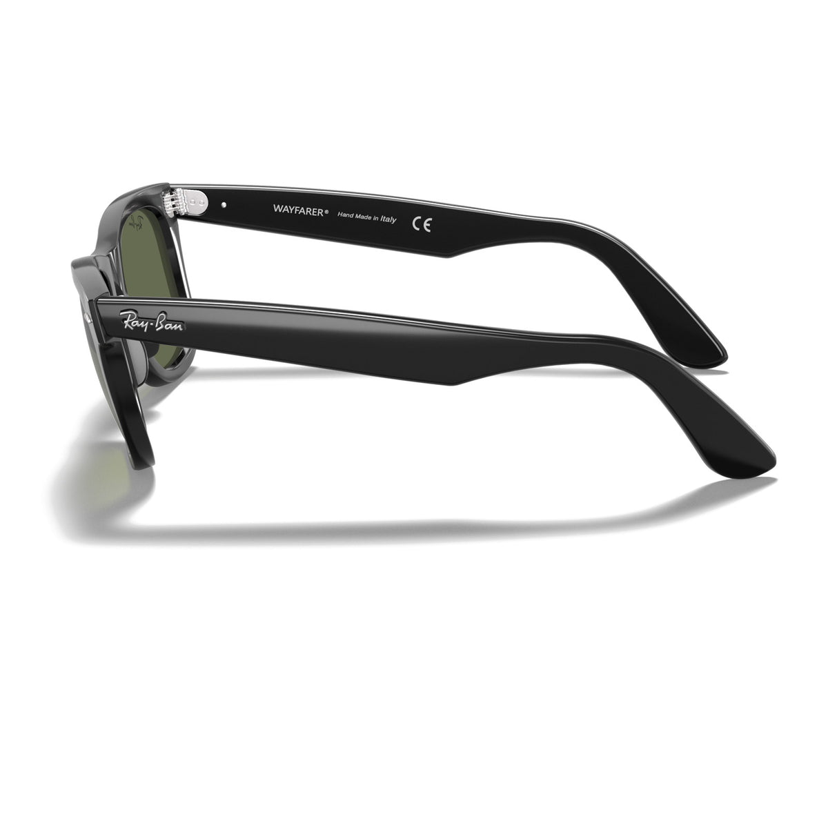 Ray-Ban Wayfarer RB2140F Black/G-15 Green #colour_black-g-15-green