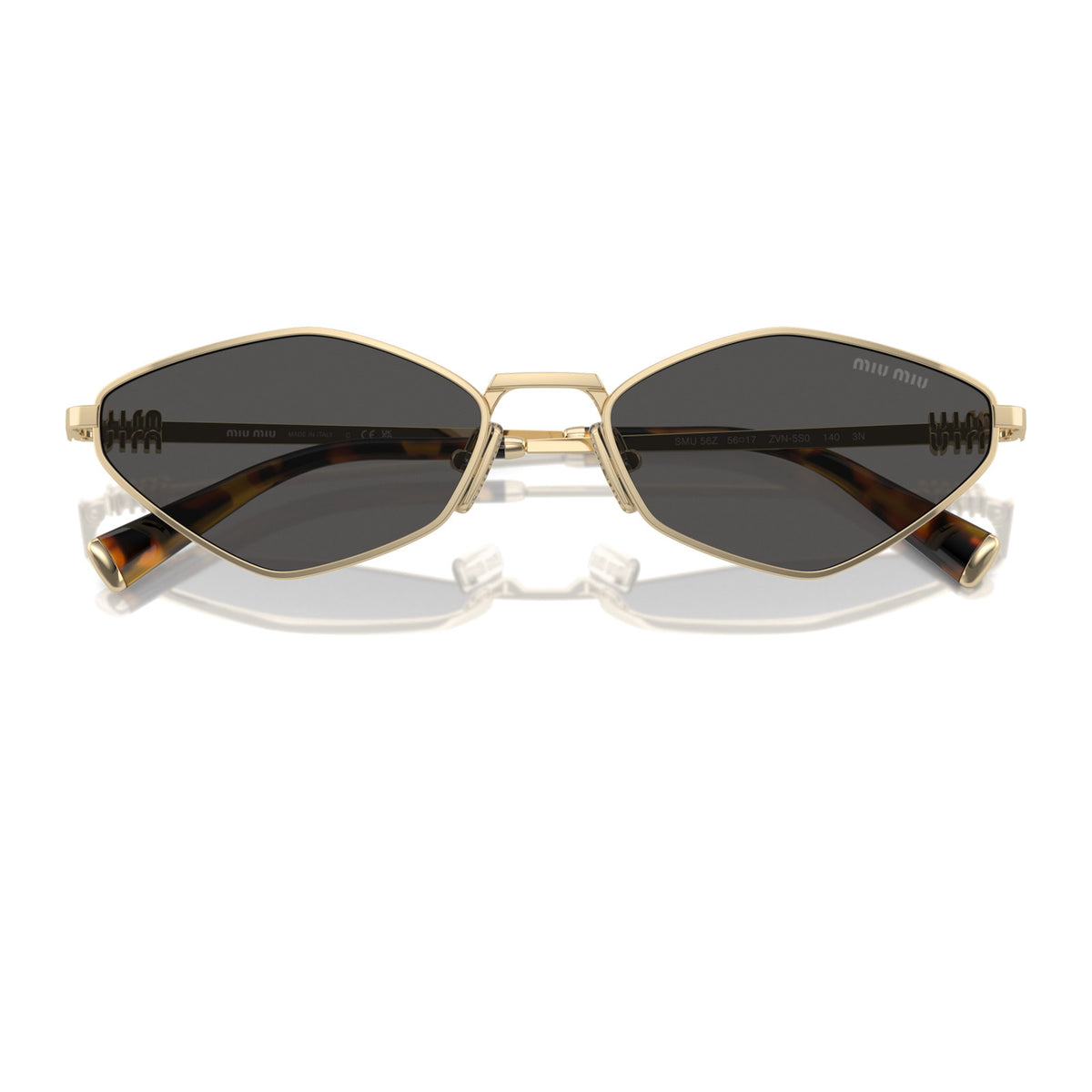 Miu Miu SMU56Z Pale Gold/Dark Grey #colour_pale-gold-dark-grey
