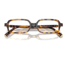 Miu Miu SMU11ZF Havana Honey/Clear Blue Light Filter #colour_havana-honey-clear-blue-light-filter