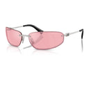 Miu Miu SMUA50 Silver/Pink Mirror Lilac #colour_silver-pink-mirror-lilac