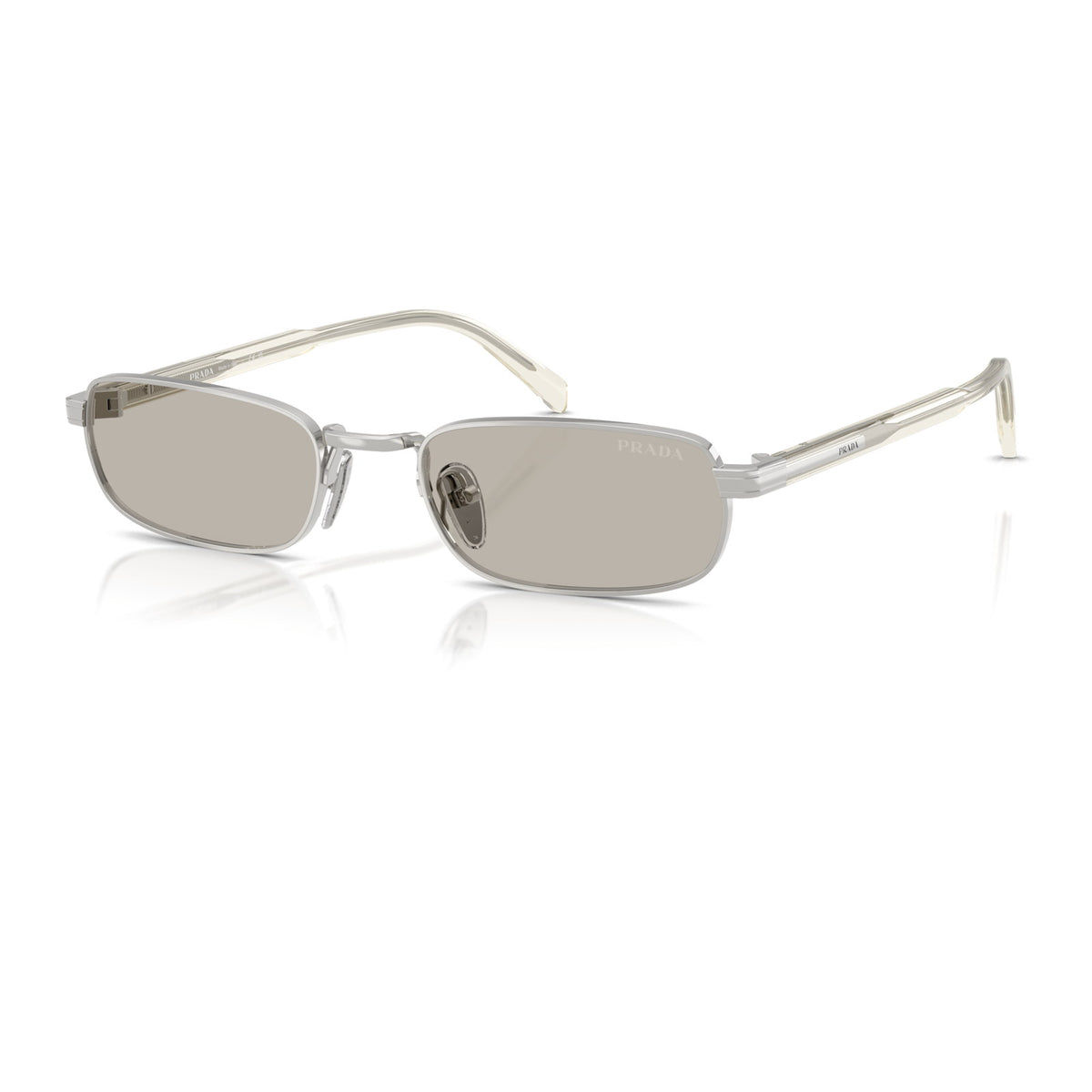 Prada SPRB54 Silver/Light Brown #colour_silver-light-brown