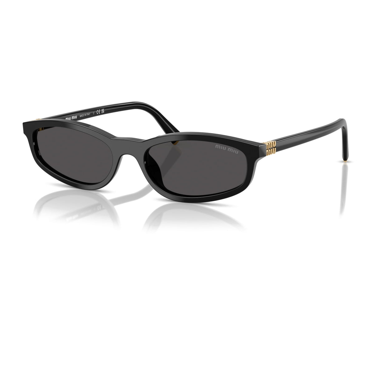 Miu Miu SMUA06F Black/Dark Grey #colour_black-dark-grey