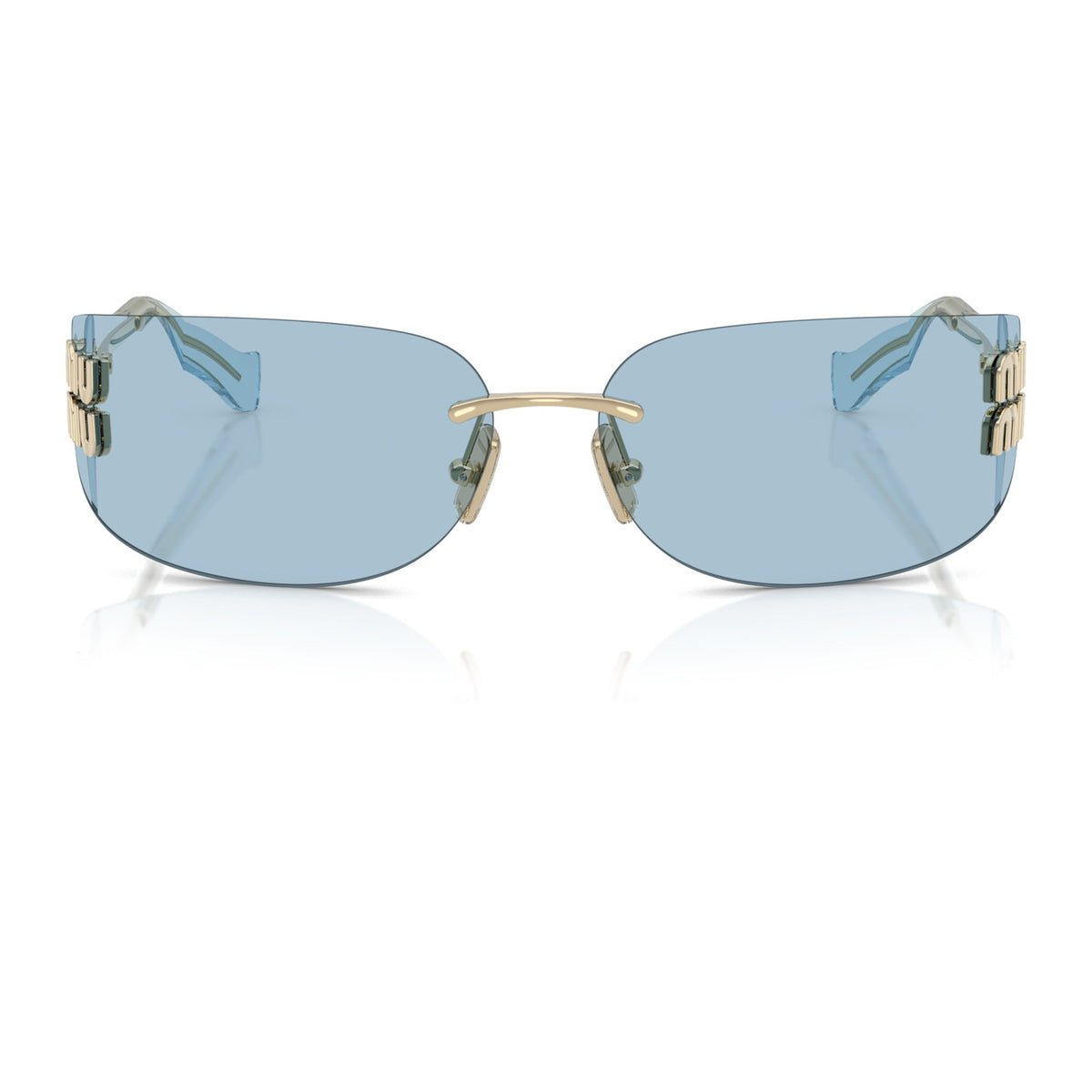 Miu Miu SMUA51 Pale Gold/Light Blue #colour_pale-gold-light-blue