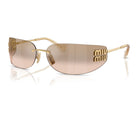 Miu Miu SMUA51 Gold/Light Brown Mirror Bronze Grad #colour_gold-light-brown-mirror-bronze-grad
