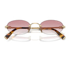 Miu Miu SMUA54 Pale Gold/Clear Gradient Pink #colour_pale-gold-clear-gradient-pink