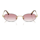 Miu Miu SMUA54 Pale Gold/Clear Gradient Pink #colour_pale-gold-clear-gradient-pink