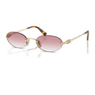 Miu Miu SMUA54 Pale Gold/Clear Gradient Pink #colour_pale-gold-clear-gradient-pink