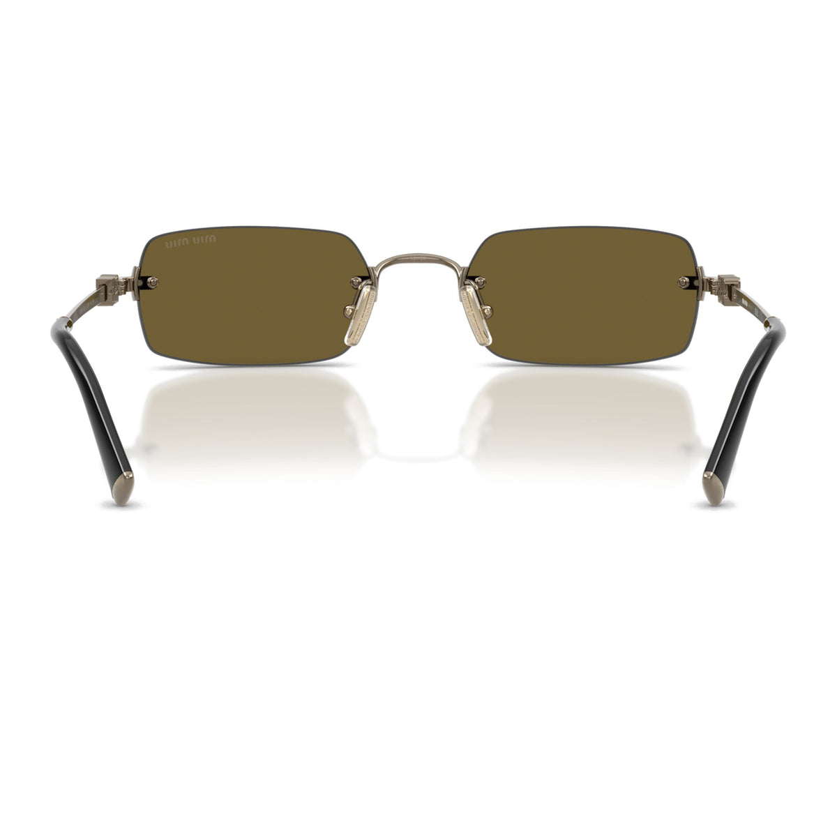 Miu Miu SMUB50 Old Gold/Dark Brown #colour_old-gold-dark-brown