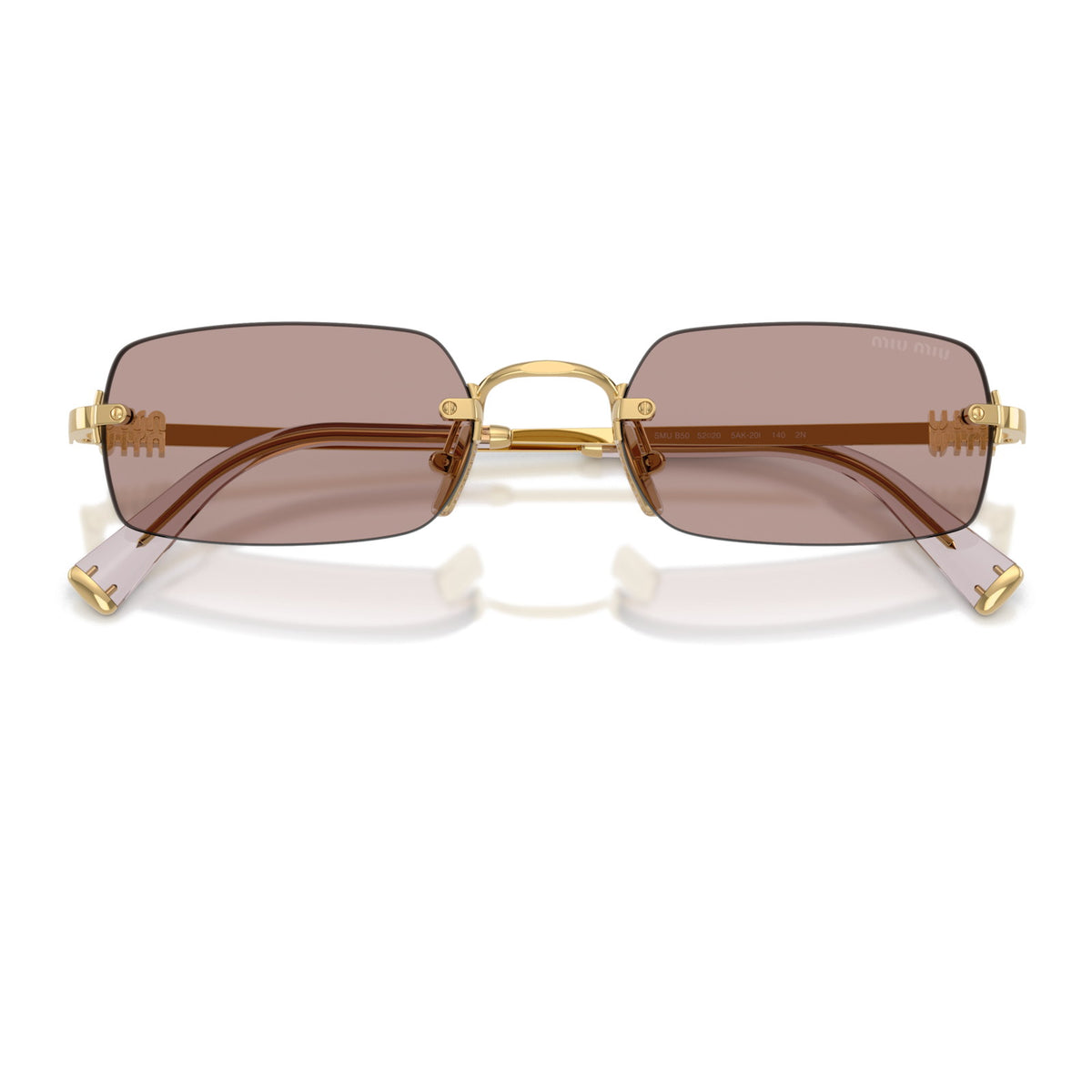 Miu Miu SMUB50 Gold/Light Purple Brown #colour_gold-light-purple-brown