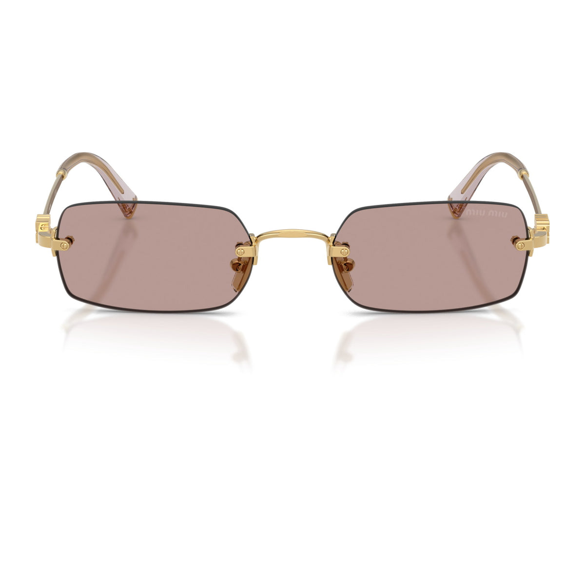 Miu Miu SMUB50 Gold/Light Purple Brown #colour_gold-light-purple-brown