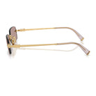 Miu Miu SMUB50 Gold/Light Purple Brown #colour_gold-light-purple-brown
