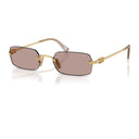 Miu Miu SMUB50 Gold/Light Purple Brown #colour_gold-light-purple-brown