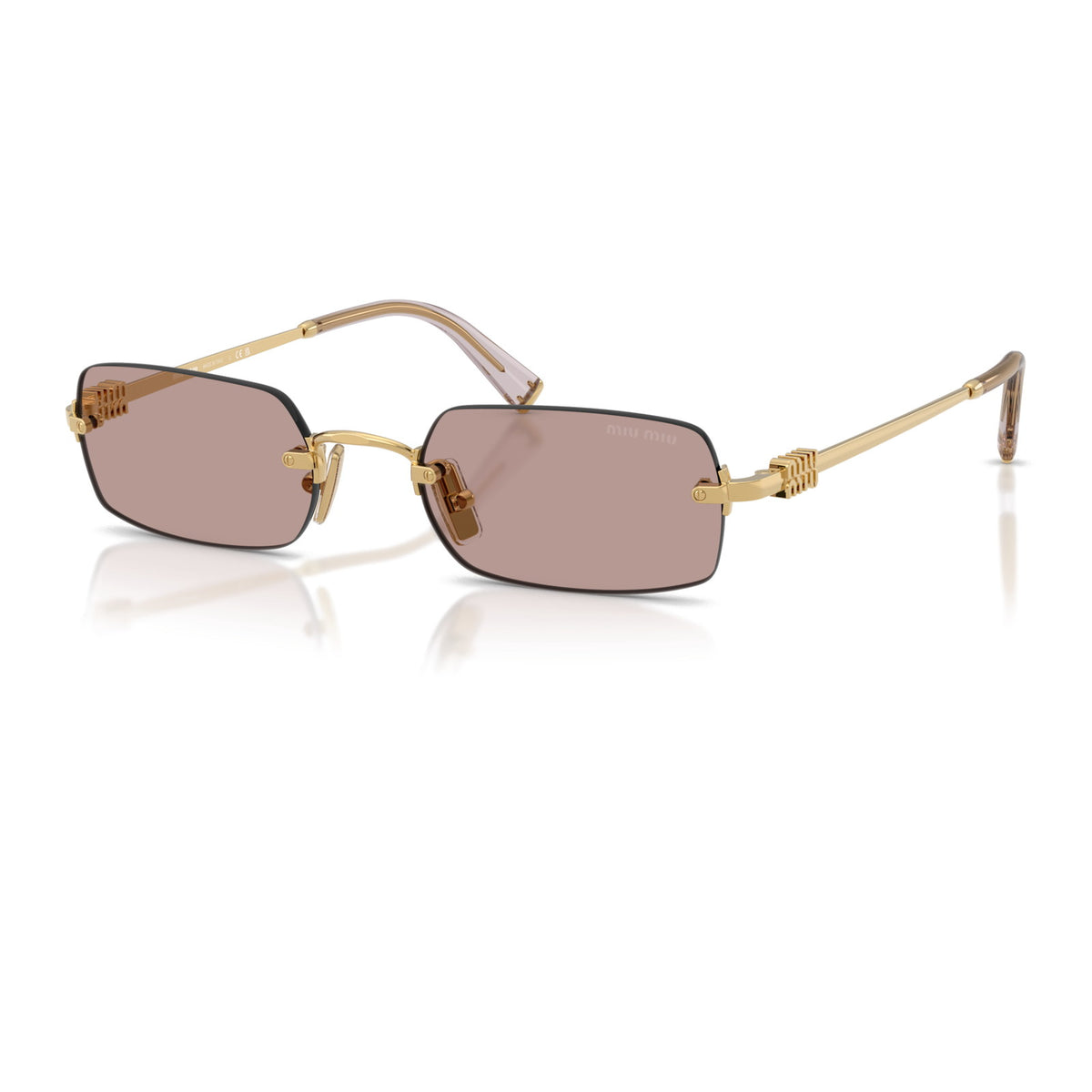 Miu Miu SMUB50 Gold/Light Purple Brown #colour_gold-light-purple-brown