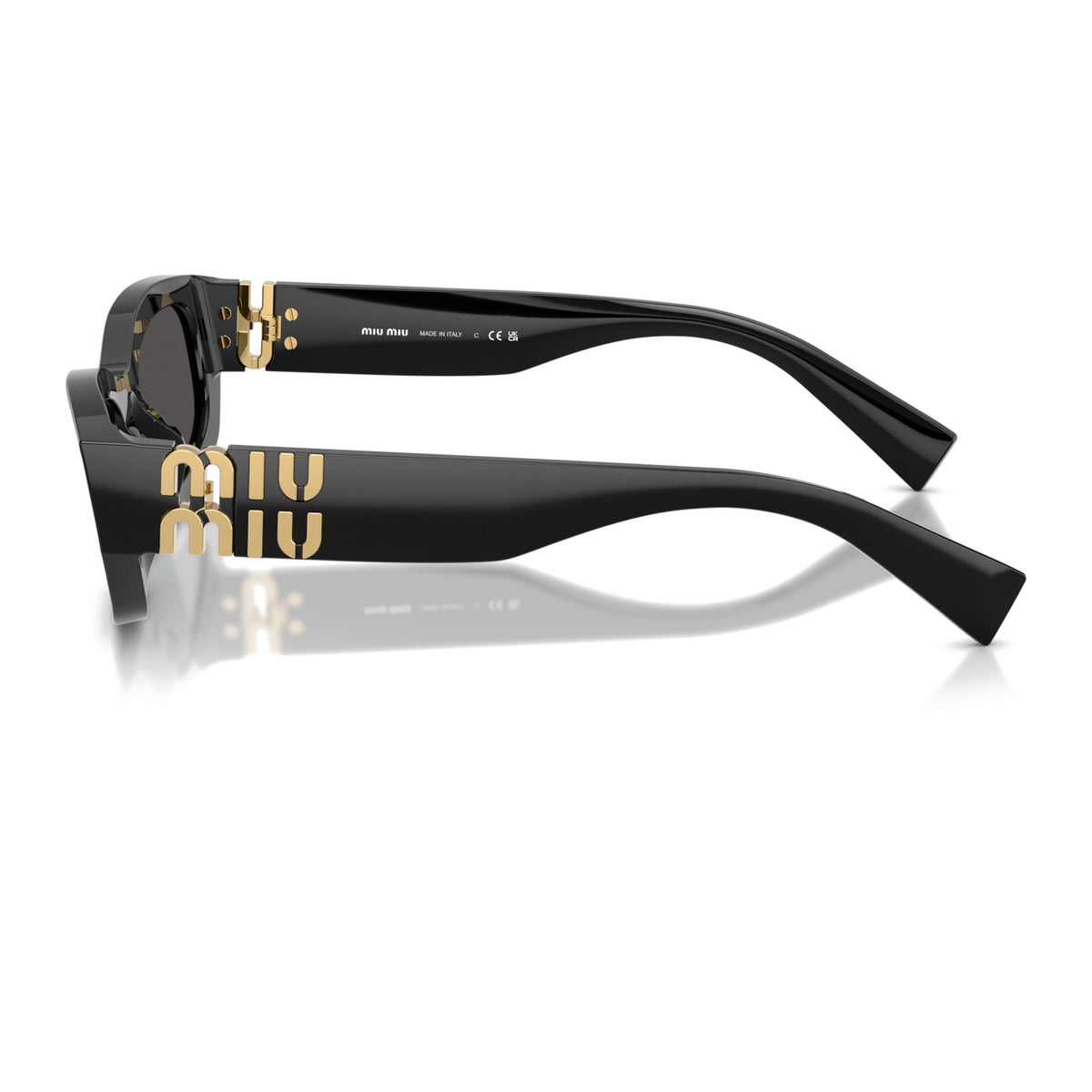 Miu Miu SMUB04F Black/Dark Grey #colour_black-dark-grey