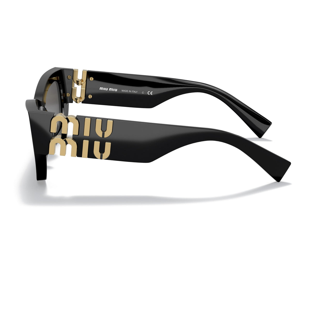 Miu Miu SMU09W Black/Dark Grey #colour_black-dark-grey