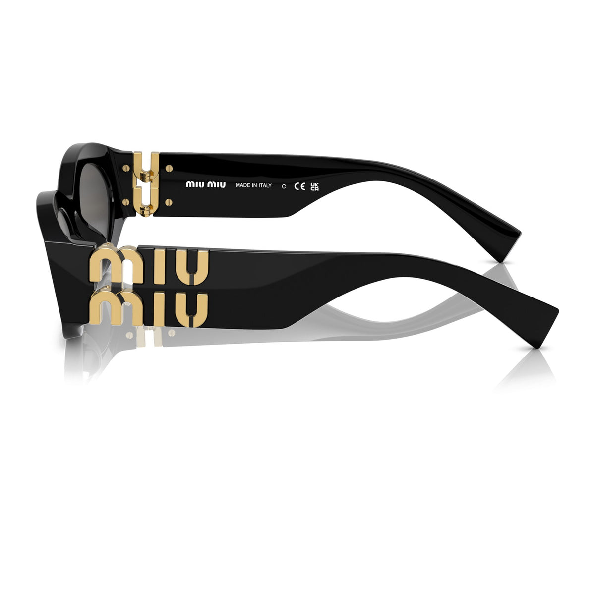 Miu Miu SMU11W Black/Dark Grey #colour_black-dark-grey