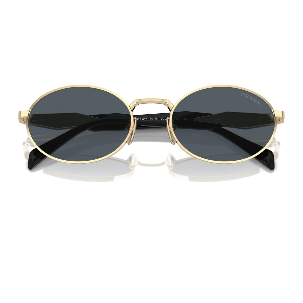 Prada SPR65Z Pale Gold/Dark Grey #colour_pale-gold-dark-grey