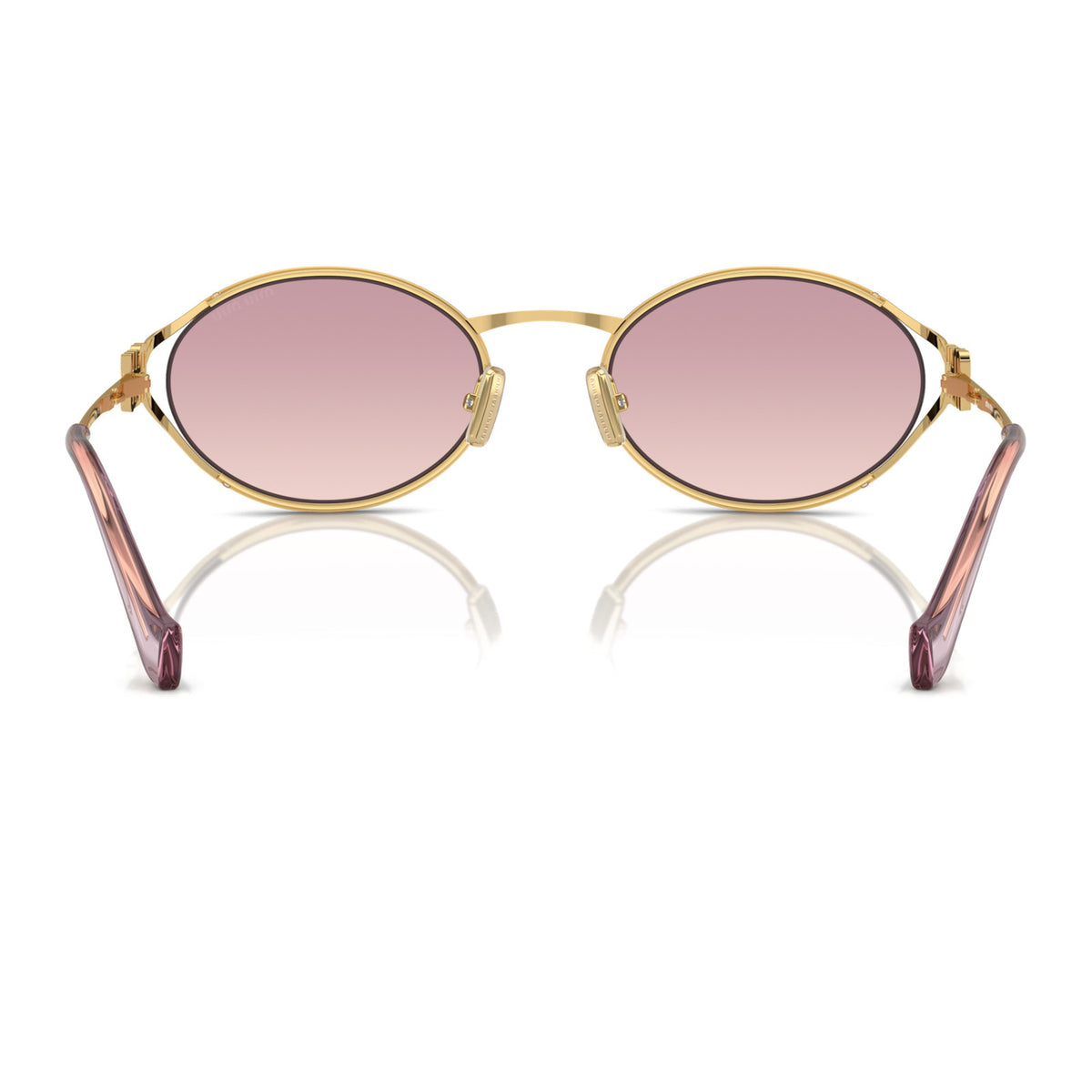 Miu Miu SMU52Y Gold/Brown Gradient Violet #colour_gold-brown-gradient-violet
