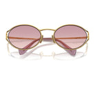 Miu Miu SMU52Y Gold/Brown Gradient Violet #colour_gold-brown-gradient-violet