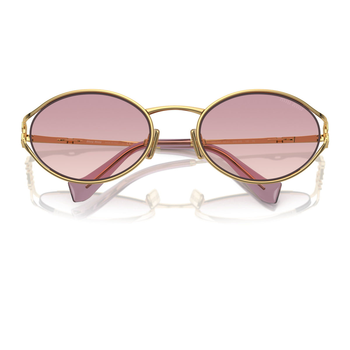 Miu Miu SMU52Y Gold/Brown Gradient Violet #colour_gold-brown-gradient-violet