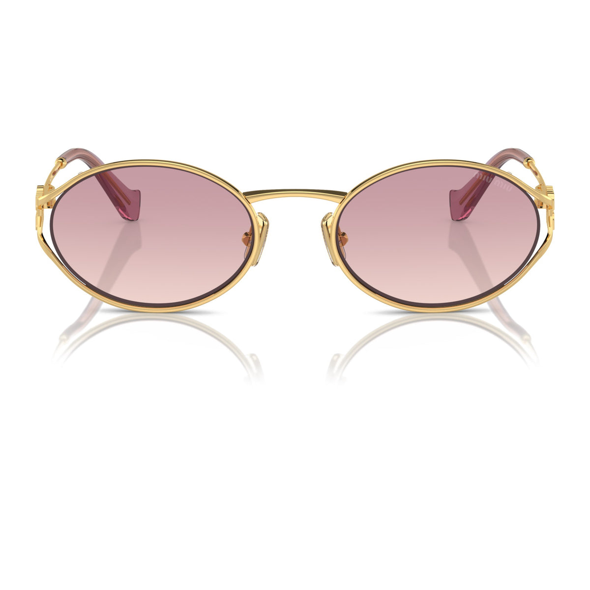 Miu Miu SMU52Y Gold/Brown Gradient Violet #colour_gold-brown-gradient-violet