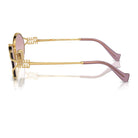 Miu Miu SMU52Y Gold/Brown Gradient Violet #colour_gold-brown-gradient-violet