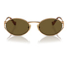 Miu Miu SMU52Y Brass Gold/Dark Brown #colour_brass-gold-dark-brown
