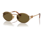 Miu Miu SMU52Y Brass Gold/Dark Brown #colour_brass-gold-dark-brown