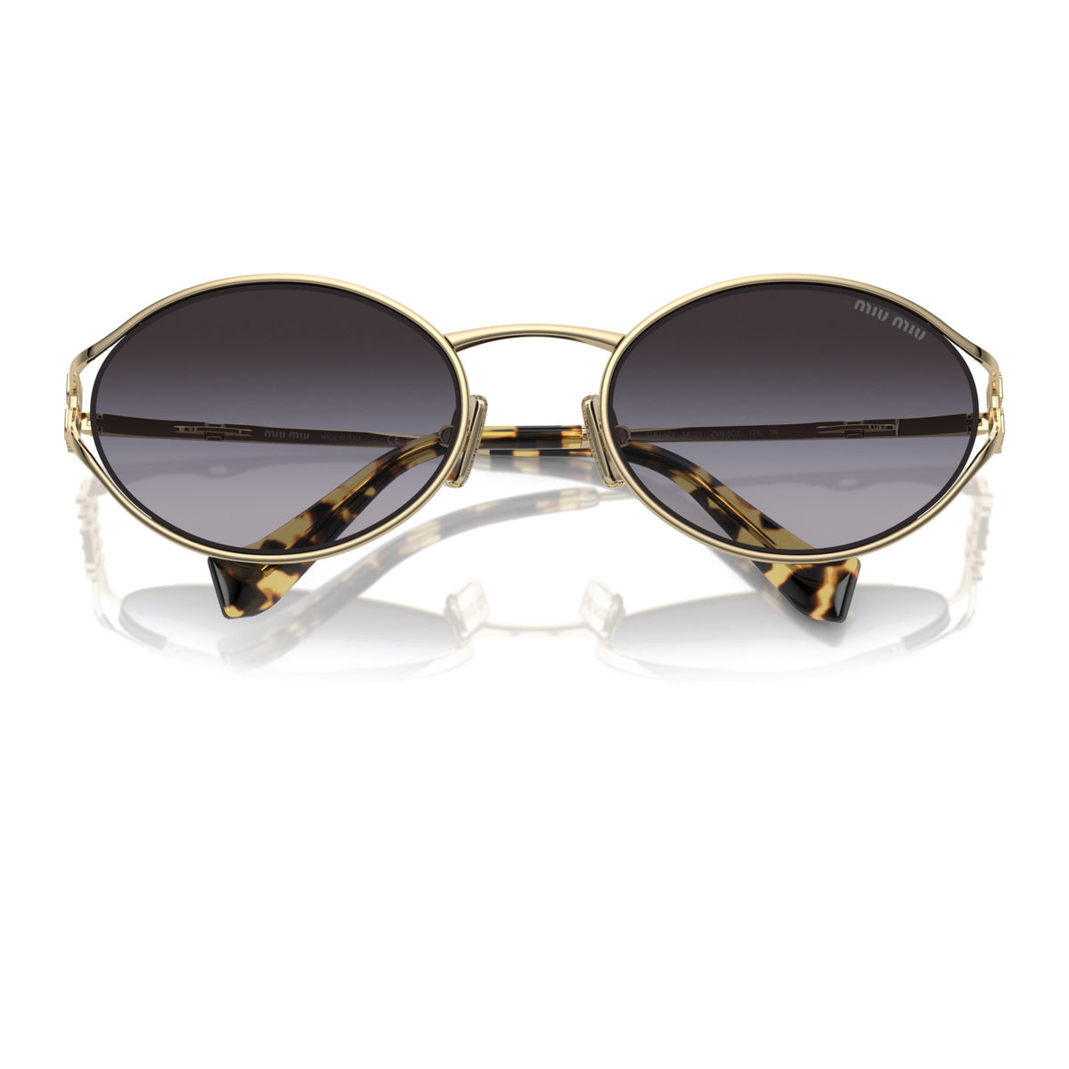Miu Miu SMU52Y Pale Gold/Grey Gradient #colour_pale-gold-grey-gradient