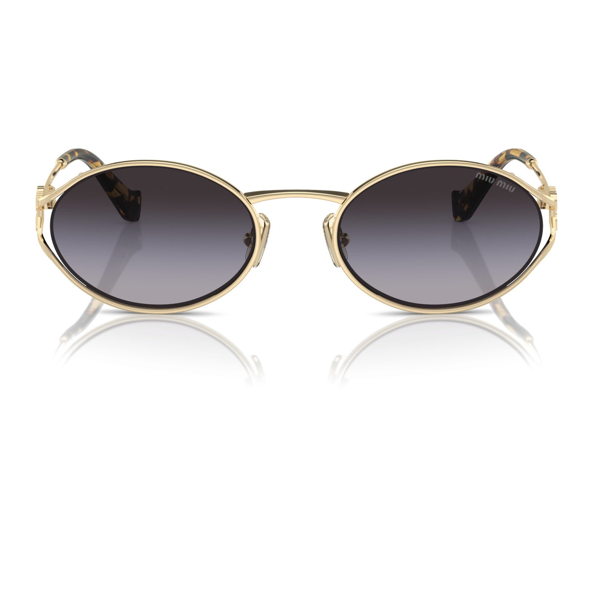 Miu Miu SMU52Y Pale Gold/Grey Gradient #colour_pale-gold-grey-gradient