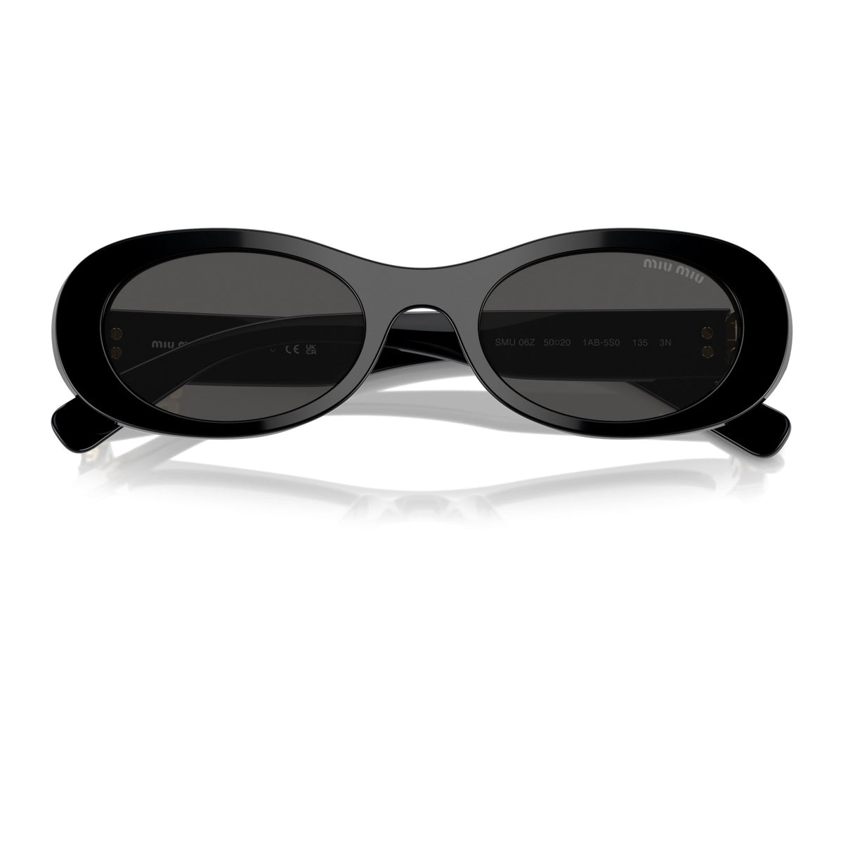 Miu Miu SMU06Z Black/Dark Grey #colour_black-dark-grey